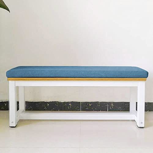 Waigg Kii 5/7/8 cm Bankkissen 2-Sitzer/3-Sitzer, Gartenbank-Sitzkissen, 100/120/150 cm, lange Bankstuhlkissen für Schaukel, Esszimmer, Terrasse (180 x 35 x 5 cm, Marineblau)