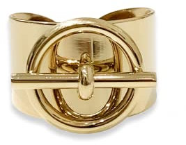 Paloma Bijoux Bague mode tendance en acier inoxydable créateur (Acier doré)