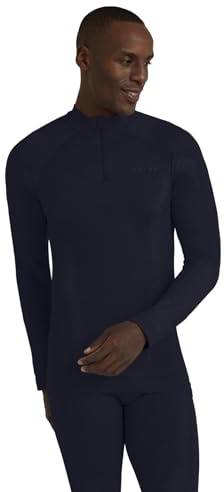 FALKE Herren Wool-Tech High Zip Neck Funktionsshirt Langarm atmungsaktiv klimaregulierend nachhaltige Wolle Funktionsmaterial kalte bis sehr kalte Temperatur Funktionsunterwäsche 1 Stück | aus Merinowolle für kalte bis sehr kalte Temperaturen