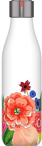 LES ARTISTES Paris A-4336 Bottle'Up, Thermos 500 ml, Gourde isotherme sans BPA, Réutilisable, Garde au chaud 12h et au froid 24h, Acier Inoxydable, Design Nectar