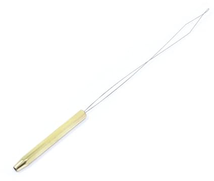 Supkeyer Fly Tying Tools, Fly Tying Kit with Bobbin Thread Holder, Wire Threader, Knot Whip Finisher, Hackle Plier, Bodkin, Fly Tying Materials, Fly Fishing Lure Making Accessories (Threader)