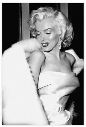 FrySky Marilyn Monroe Poster Leinwand Poster Wandkunst Dekor Druck Bild Gemälde für Wohnzimmer Schlafzimmer Dekoration ungerahmt 30 x 45 cm