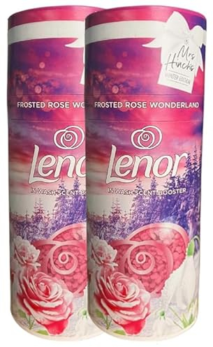 Laundry Fabric Softener Scent Booster - Mrs Hinch Bundle of Frosted Rose Fabric Conditioner 1650ml & 176g Scent Booster Laundry Beads. Laundry Detergent Bulk Buy with Topline Card