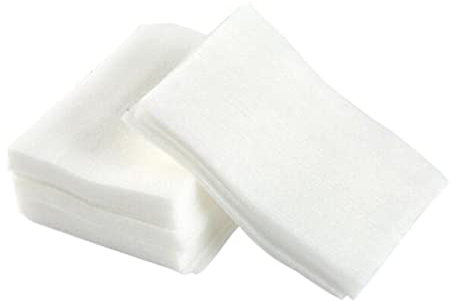 OHEETU 1200PCS Cotton Pads Makeup Facial Soft Lint Free Face Cleaning Pads Cosmetic Face Eye Neck Mouth Nail Polish Makeup Remover Accessories Tools