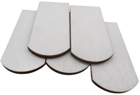 100 Stück Holzschindeln Biberschwanz Manufaktur Martinshof B 32,3 mm x L 70 mm x 4 mm Weihnachten, Krippe, Pyramide, Dekoration, Deko, Holz, Bastelholz