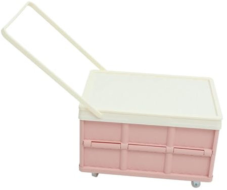 ORFOFE contenitori di stoccaggio con coperchi per garage storage box utilità carretto mobile lettiera valigia trolley scatole di immagazzinaggio pieghevoli plastica