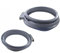 Washer Door Boot Seal Washing Machine Door Seal Rubber Ring，Compatible For Whirlpool ， WG-F90821BIHK WF912922BIH0W