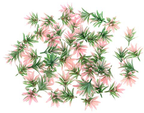 Wdfnexalai 50 pezzi modello fiore orchidea, kit di costruzione tavolo sabbia miniatura rosa