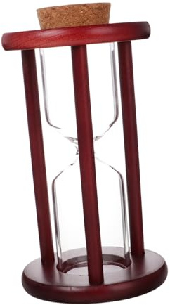 HEALLILY Timer a clessidra ricaricabile con vetro trasparente, timer creativo fai da te per la decorazione della casa e dell'ufficio, multi funzione, elegante orologio con sabbia per matrimoni, studio