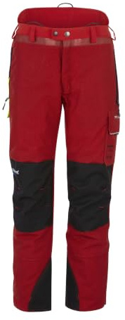 Pfanner® Ventilation Schnittschutzhose Typ A 2.5, Farbe:rot, Größe:M