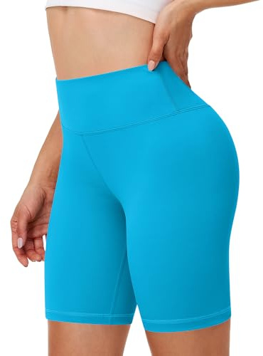 Runhit Radlerhose Damen, Hohe Taille Butt Lift Sporthose Kurz, Blickdichte Kurze Leggings Hose Unter Kleid Radler Unterhosen Hotpants für Gym Yoga Laufen & Tennis