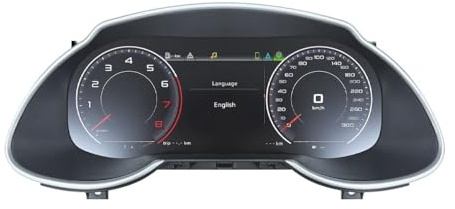 Cuadro de Instrumentos Digital LCD Compatible con Audi Q5 (2010-2018). Incluye velocímetro y Panel de Instrumentos Digital. Pantalla para Coche,Pantalla táctil