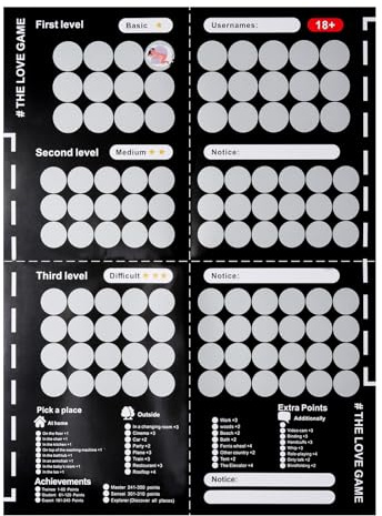 TMZELOA Kamasutra Liebesspiel Rubbelposter, Love Game mit 100 Date Nacht Ideen Stellungen, Spiele für Erwachsene, Romantische Creative Scratch Paare Night Game Poster als Geschenk