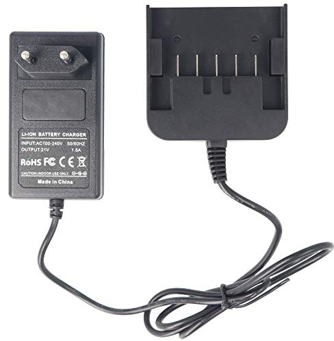 AccuCell Schnell-Ladegerät passend für den Metabo 18 Volt Li-ion Akku 6.25457.00, 6.25459, 6.25468, 6.25469.00, 6.25499.00, 6.25527