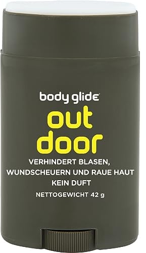 Body Glide „Outdoor“ Anti-Scheuer-Stick – Effektiver Schutz vor Wundreibung, Blasen und Scheuerstellen. Langanhaltend, wasserfest und sauber in der Anwendung. (Größen: 22g, 42g) (42.00 g (1er Pack))