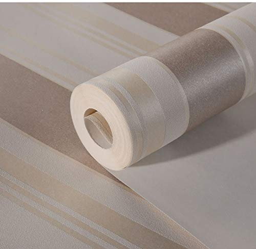 Méditerranéen-rayures Verticales-papier Peint Non Tissé Haut De Gamme Amélioration De La Maison Fond D’écran Jaune pâle
