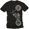 MAKAYA Motorbike Accessories for Men - Motorcycle T-Shirt Black Size XXXXL