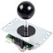 Digitalkey Joystick SANWA JLF-TP-8YT-SK with Ball Knob - Arcade Controller Gamepad for Cabinets and Bartops (Black)