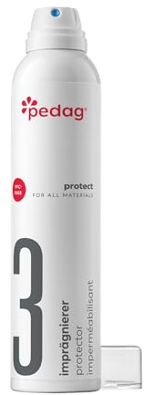 pedag Imprägnierer – Imprägnierspray 250ml | ideal für Sneaker & Schuhe aller Art | schützt Leder, Synthetik , Textilien vor Nässe, Schmutz & Flecken | vielseitig einsetzbar & PFC-frei