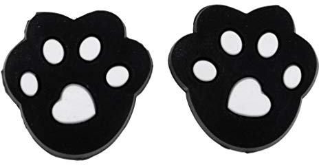 freneci 2 Stück/Pack Tier Tennisschläger Vibrationsdämpfer Stoßdämpfer Dämpfer - Schwarzbär Paw