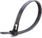 100 Pack Releasable Reusable Cable Ties Black Natural Strong Nylon Premium Cable Ties (3.6mm x 100mm, Black)
