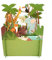 Alljoy Design Alljoy Cards KID014 3D-Pop-Up-Geburtstagskarte für Kinder, Motiv: Dschungeltiere, Grün, Braun, Gelb, Beige, 15 x 15 cm