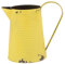 YRHH Vintage Eisen Krug Vase Shabby Metall Krug Vase Bauernhof Gießkanne Eisentopf Blume Eimer Vase Dekoration-Jaune