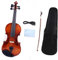 Violini Set 4/4 A 5 Corde Violino Elettrico Aoscruce Acido Solido A Mano A Mano Realizzata con Custodia