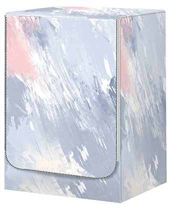 Odot Housse pour Machine à Laver Couverture Lave-Linge Anti-poussière Couverture Tumble Protection Imperméable pour Face Avant de Machine à Laver/Sèche-Linge (M-capacité 8~10kg,Rouge Bleu)