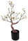 Leaf Design UK Realistischer künstlicher Blütenbaum, 80 cm, weiße Magnolie