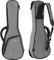 Rocktile Tasche für Sopran-Ukulele Grau - Gigbag für Sopran-Ukulele - Maximale Innenmaße (LxBxH): 55 x 19 x 7 cm - 1 cm dicke Polsterung - Gepolsterte Außentasche für Zubehör - Grau