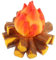 ifundom Miniature LED Modèle De Feu De Camp Mini Simulation Bûche De Bois De Chauffage Ornement Maison De Poupée Faux Feu De Décoration Jouer À Faire Semblant pour Bricolage Table De