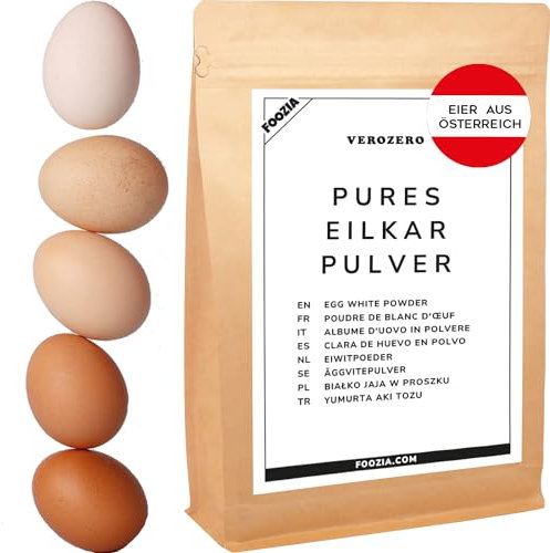 Foozia Poudre de blanc d'oeuf pur en poudre d'œuf en poudre liquide en poudre protéine d'oeuf blanc d'œuf (1050 g)