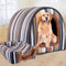 qing yun Große Hundehütte,Hundehütte,luxuriös,warmes Hundekissen,XL,XXL,für den Innenbereich,Hundehütte,großes Hundebett,Katzenhöhle,Iglu,für drinnen,draußen,waschbar(XXL 92 x 68 x 72 cm,J)
