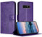 JayModCase Funda para Samsung Galaxy Note 8, Carcasa Case Plegable Protector Función de Soporte Tarjetas Magnética Compatible con Samsung Note 8 - Morado Tinta