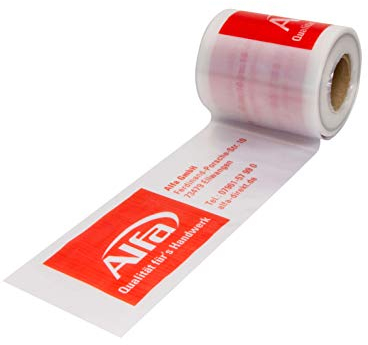 2x 100m Alfa Dachrinnenschlauch Profi-Qualität Ø 130 mm handliche Rolle Fallrohr-Ersatz aus stabiler LDPE-Folie