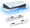 NexiGo PS5 Slim/Pro Zubehör Horizontalständer, [Minimalistisches Design], PS5 Slim / PS5 Pro Basisständer, Kompatibel mit Playstation 5 Slim Pro Disc- & Digital-Editionen, Weiß