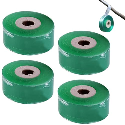 Rubans De Greffage,3cm Ruban De Greffage D'Arbres Fruitiers,Ruban Greffe Plante,Ruban Extensible De Greffe D'Arbre,Rouleau Ruban De Jardinage,Etirable Bande Barrière,Greffage Parafilm ( 4 Pièces )