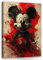 Bilder Mouse Abstrakt Pop Art 120x80 cm - Modern Leinwandbild Groß XXL Wohnzimmer Schlafzimmer Wandbild Kunstdruck Wandbilder Canvas Desing Wand Bild auf Leinwand Aufhängefertig