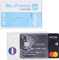 Idée Pro Mobilité® Lot de 2 Étuis Porte-Cartes Rigides Transparents – Protection Cartes Bancaires, Navigo, Badges – Format Compact 9x6 cm – Fabriqué en France