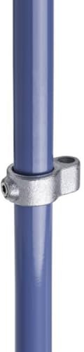 WITTKOWARE Rohrverbinder aus verzinktem Temperguss, für Rohr-Außendurchmesser 48,3mm (1½), Formteil: Toröse für Torscharnier
