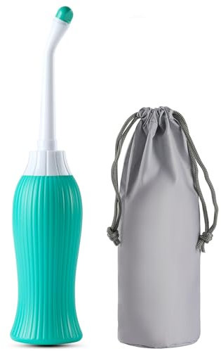 Brigtviee Portable Bidet Portable Voyage Personnel Toilette Spray Eau Laveur Bouteille 450 ML Tenu Toilette Bidet pulvérisateur Portable Voyage Bidet pour Hygiène Personnelle,Green 2pcs
