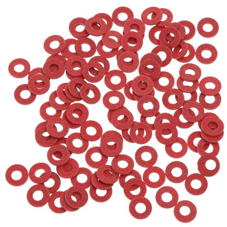 BOGEEL Lot de 100 rondelles à vis isolantes pour carte mère 8 cm/3 cm de diamètre extérieur intérieur, fibre isolante
