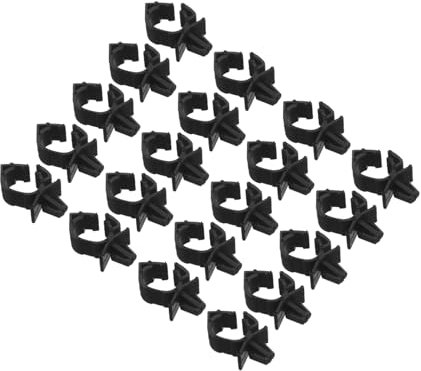 Childweet 50 StüCk Kabelhalter Auto Clips Schwarz Kunststoff Auto Kabelbaum Befestigungsclips FüR Kfz Einfaches Fixieren Und Austauschbar