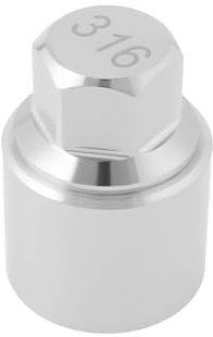 Briny River 1pc 316 Locking Wheel Nut Key Anti theft Locking Wheel Nut Key 316 Wheel Lock Nut Socket Adapter Lug Nut Locking Tool Compatible with Mercedes Benz