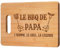 Gleevara Cadeau Papa, Cadeau Anniversaire Papa - Planche à Découper en Bambou Unique, Cadeau Noël pour Papa de Fille Fils