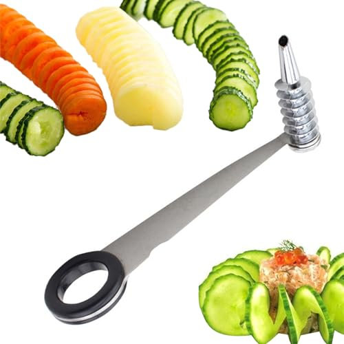 Spirelli Slicer - Handbuch Slicer Spaghetti Zucchini Tool | -Reifen -Spaghetti, Zucchini -Nudelhersteller, Handheld -Küchengeräte Für Gurkenkartoffel Karottenfutter Mache