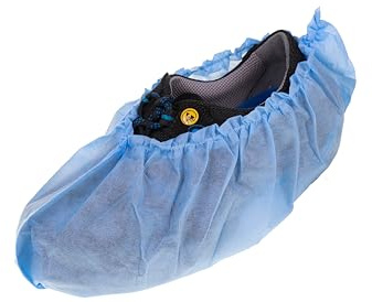 50 x atmungsaktive Überschuhe Einheitsgröße – Einweg Schuhüberzieher aus PP-Vlies – Schuhüberzieher reißfest – Für Handwerker, Pflege, Medizin & Haushalt