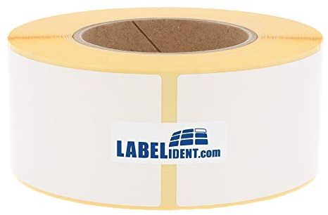Labelident Thermoetiketten 76 x 152 mm - 1.000 Thermodirekt-Etiketten auf Rolle, 76 mm Kern stark permanent haftend für Thermodrucker