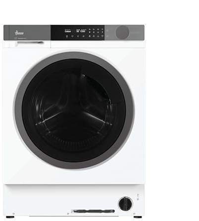 Hoover H-WASH 600 Integrated Washing Machine, 10kg, Silver, A-20%, 1400 RPM | Clean Shield, hOn App, HBSI 410CIL8U-80
